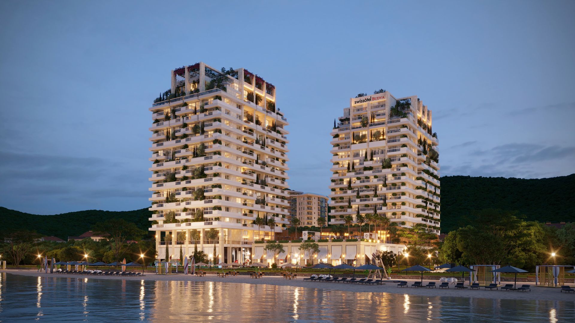amforaproperty.com/Ekskluzivan jednosoban stan 74.04 m² u novom prestižnom kompleksu na prvoj liniji mora,Budva