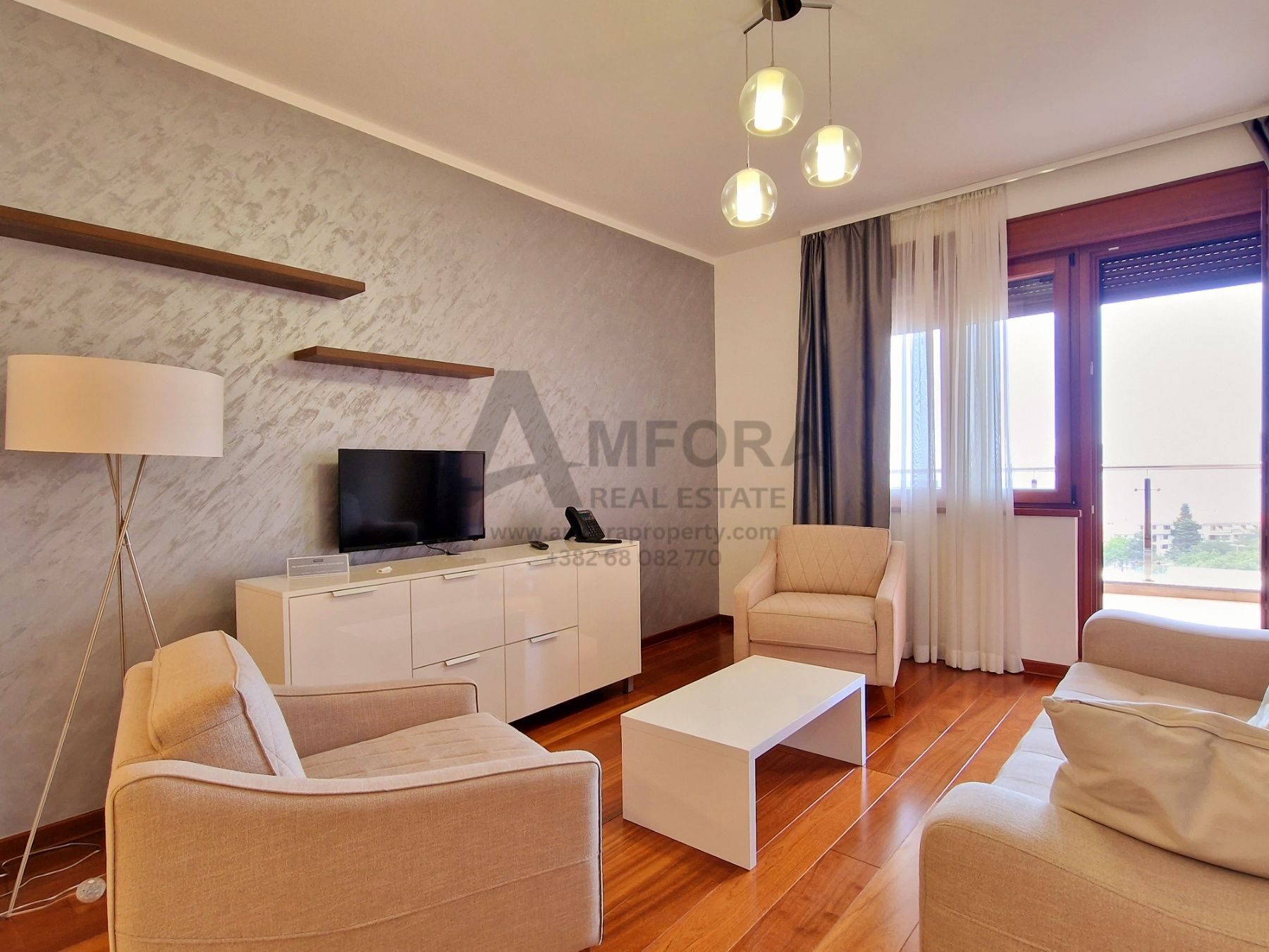 amforaproperty.com/Luksuzan dvosoban stan sa pogledom na more i garaznim mestom ukljucenim u cenu, Anatolia- Bečići (NA DUZI VREMENSKI PERIOD)
