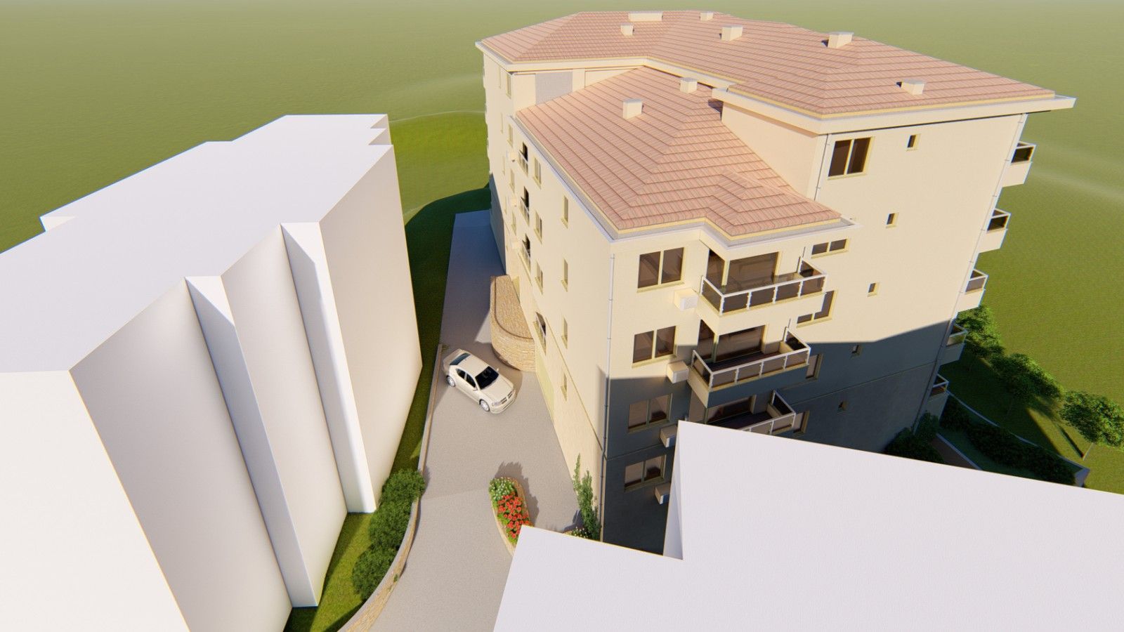 NOV LUKSUZAN STAMBENI OBJEKAT SA 40 STAMBENIH JEDINICA NA JEDNOJ OD NAJATRAKTIVNIJIH LOKACIJA U BECICIMA - Amfora Real Estate