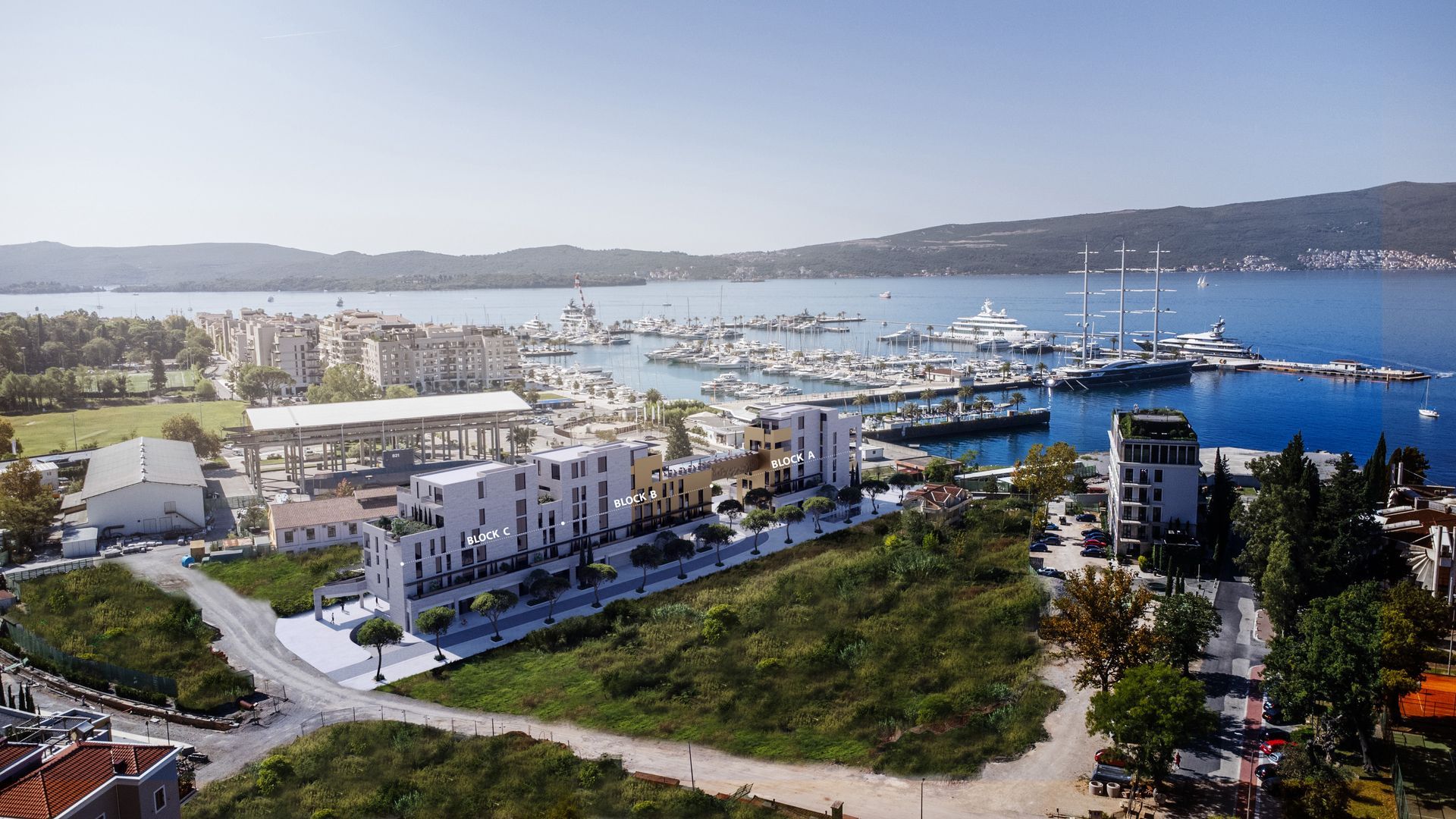 amforaproperty.com/Prodaja,Tivat,Porto montenegro-Jednosoban stan u novom luksuznom stambenom kompleksu sa otvorenim bazenom