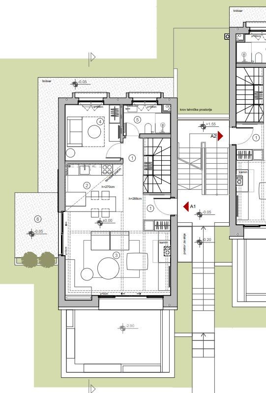 amforaproperty.com/Novi projekat na severu Crne Gore,Kolasin -Apartman na 2 nivoa u planinskoj vili 127m2