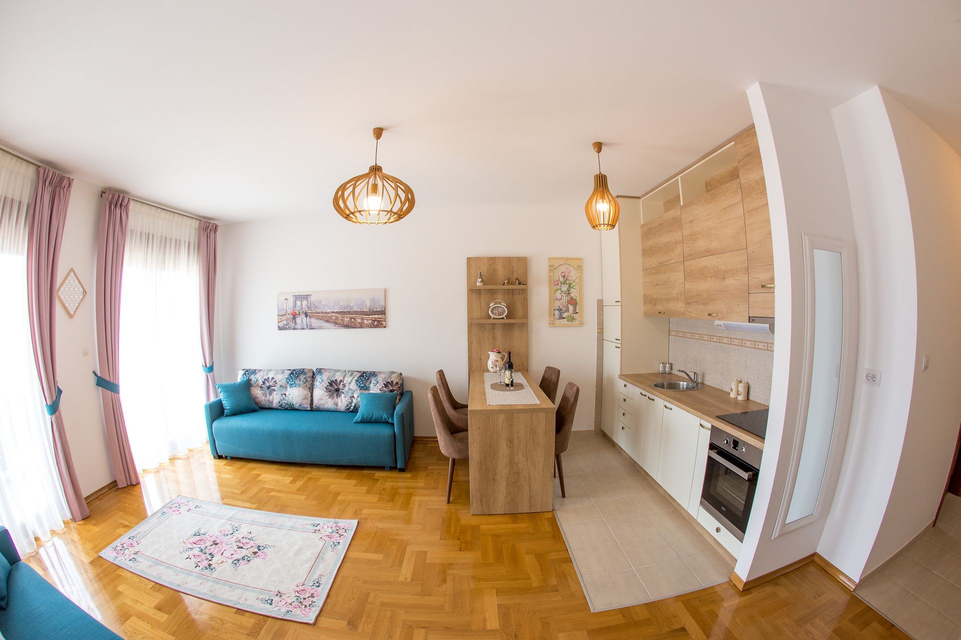 amforaproperty.com/Moderan studio apartman sa pogledom na more, Anatolia, Bečići (na duži period) sa mogućnošću iznajmljivanja garaže (100€ mesečno)