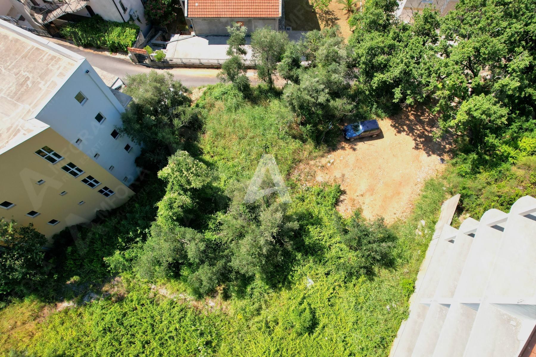 amforaproperty.com/Urbanizovan plac sa pogledom na more iznad Jaz-a, Prijevor-Budva  (Površina 523m2)