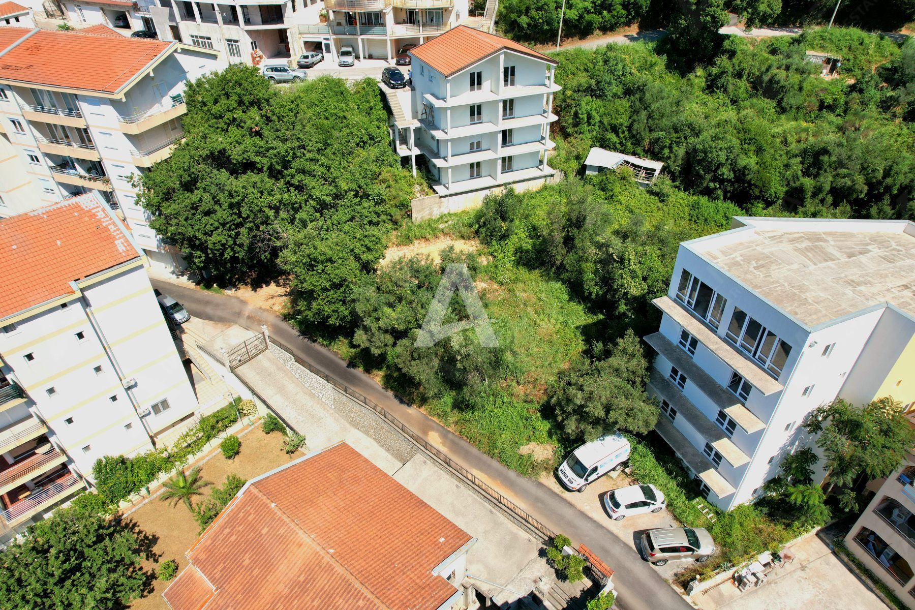 amforaproperty.com/Urbanizovan plac sa pogledom na more iznad Jaz-a, Prijevor-Budva  (Površina 523m2)