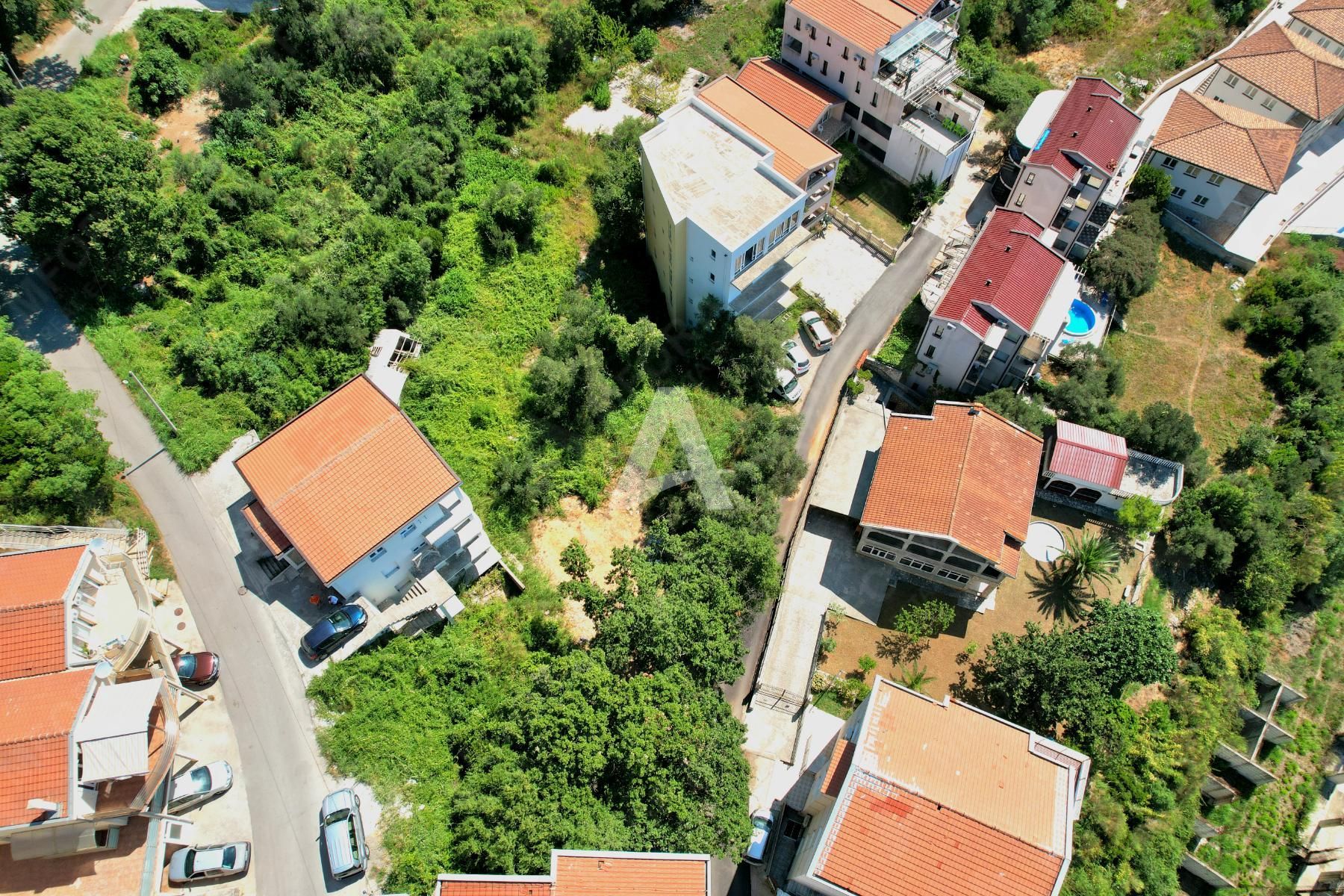 amforaproperty.com/Urbanizovan plac sa pogledom na more iznad Jaz-a, Prijevor-Budva  (Površina 523m2)