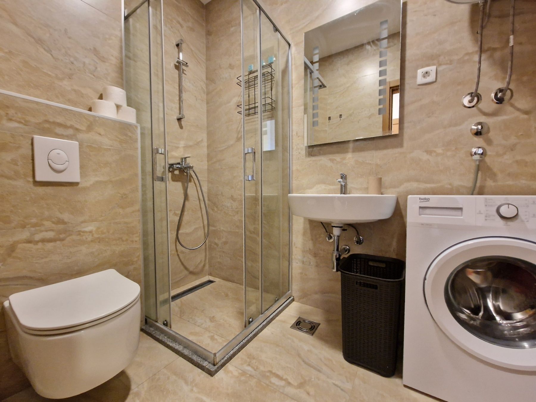 Jednosoban stan sa pogledom na more i grad u Budvi,Podkosljun (NA DUZI PERIOD) - Amfora Real Estate