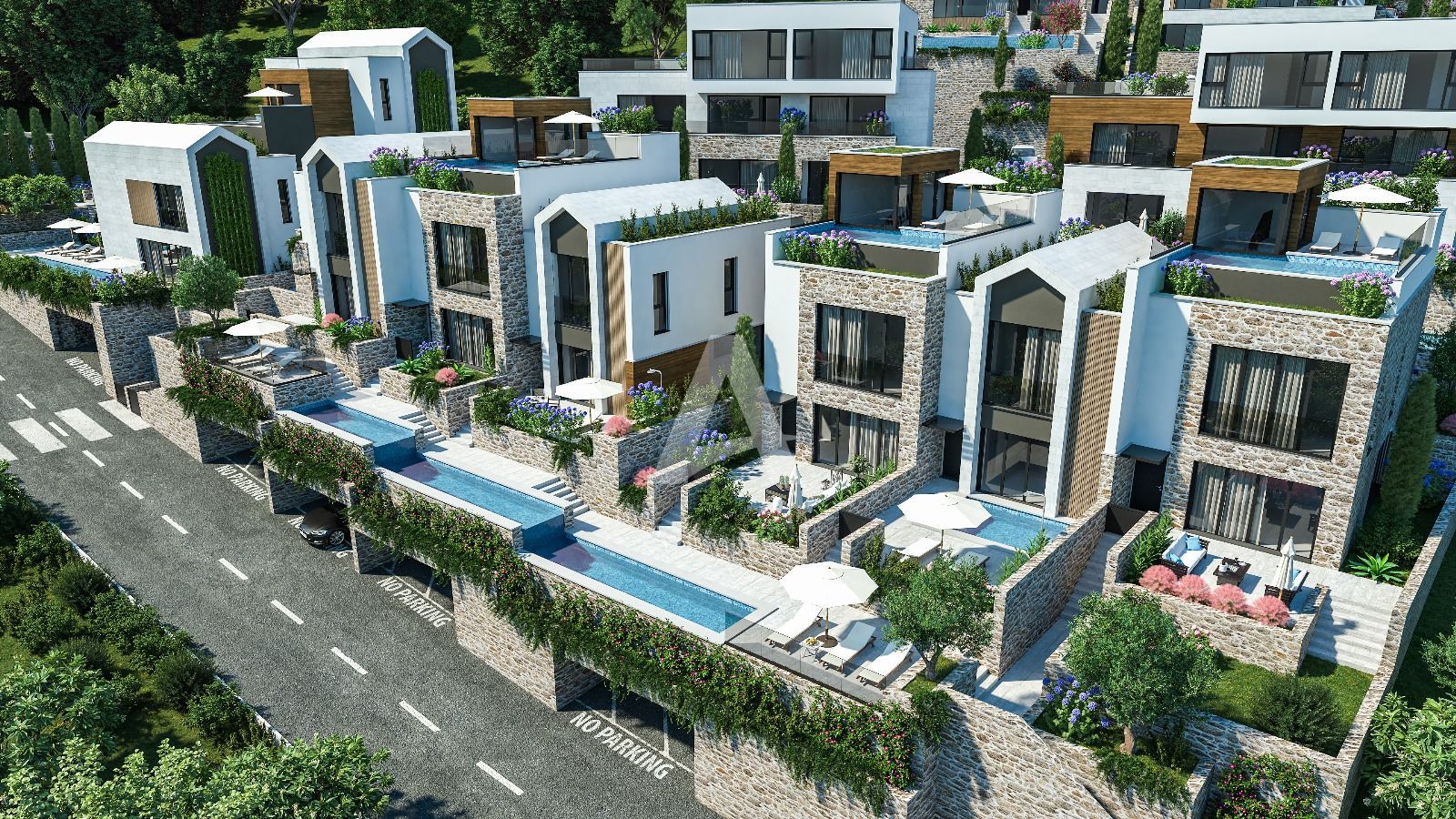 amforaproperty.com/Prodaja luksuznih Townhouse-a u novom kompleksu, Tivat, Donja Lastva