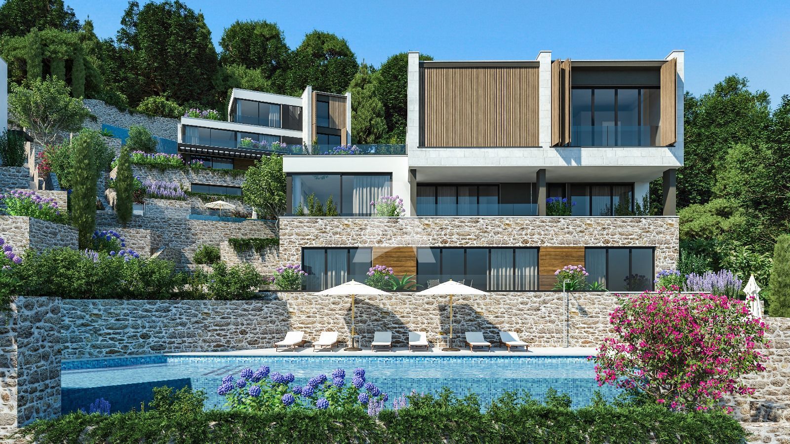 amforaproperty.com/Prodaja luksuznih Townhouse-a u novom kompleksu, Tivat, Donja Lastva