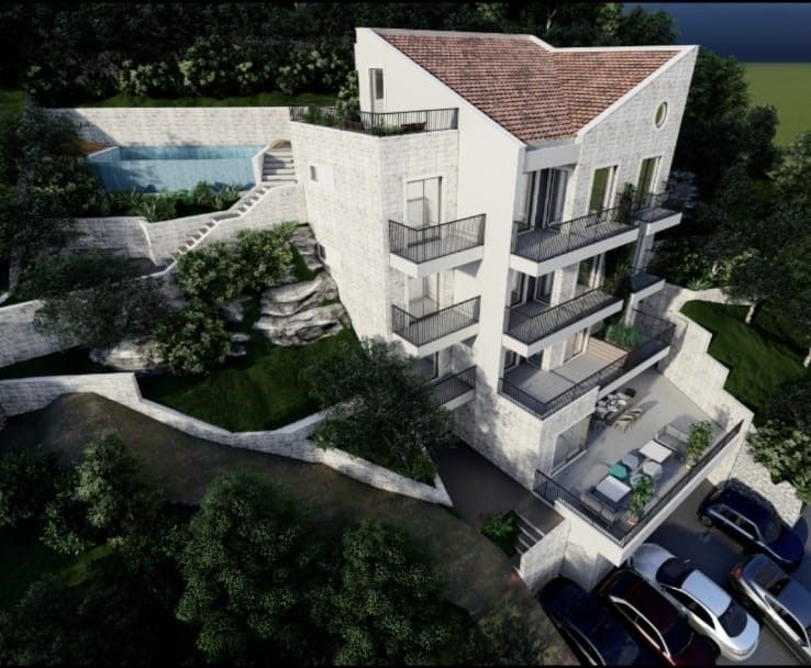 amforaproperty.com/Kamenovo, Budva-Jednosoban stan 41m2 u izgradnji s panoramskim pogledom na more