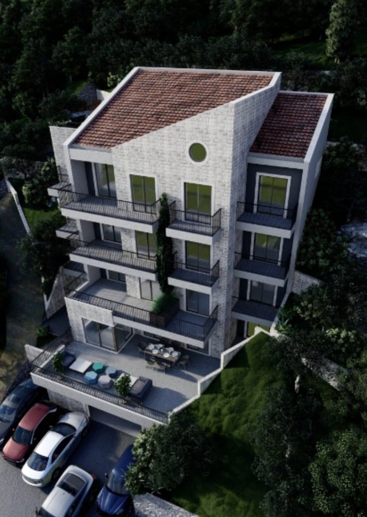 amforaproperty.com/Kamenovo, Budva-Jednosoban stan 41m2 u izgradnji s panoramskim pogledom na more