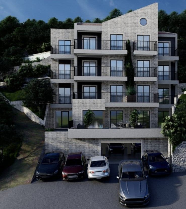 amforaproperty.com/Kamenovo, Budva-Jednosoban stan 41m2 u izgradnji s panoramskim pogledom na more