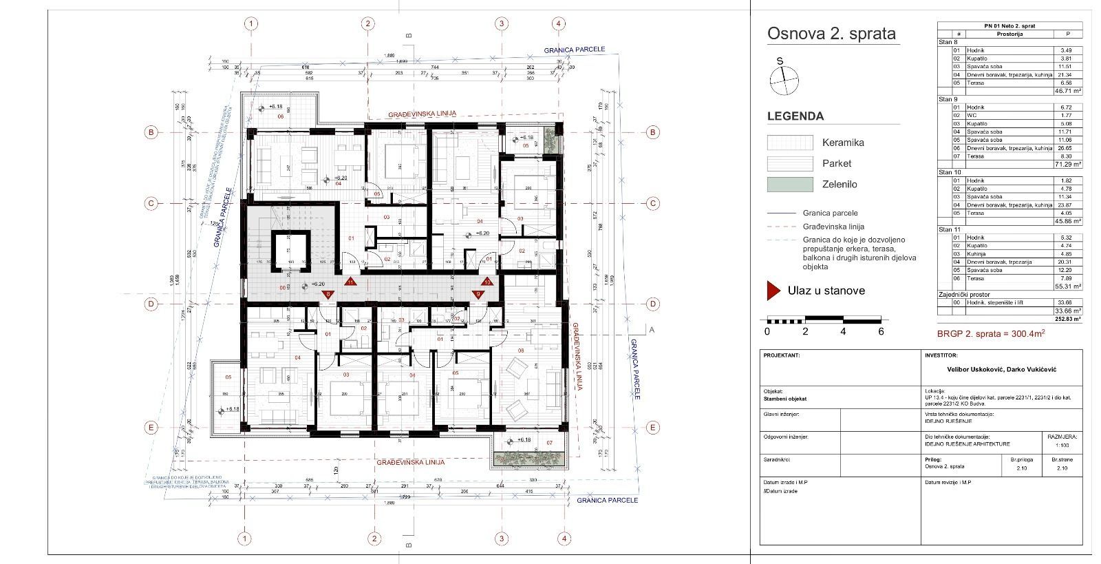 amforaproperty.com/Prodaja Stanova u Izgradnji u Centru Budve-Dvosoban 71m2