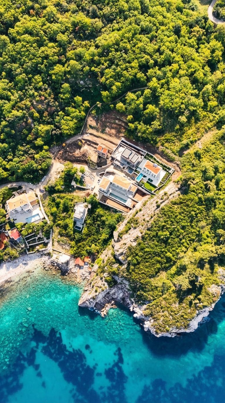 Rijeka Rezevica,Budva-Gradjevinsko zemljiste 1364m2 sa panoramskim pogledom - Amfora Real Estate