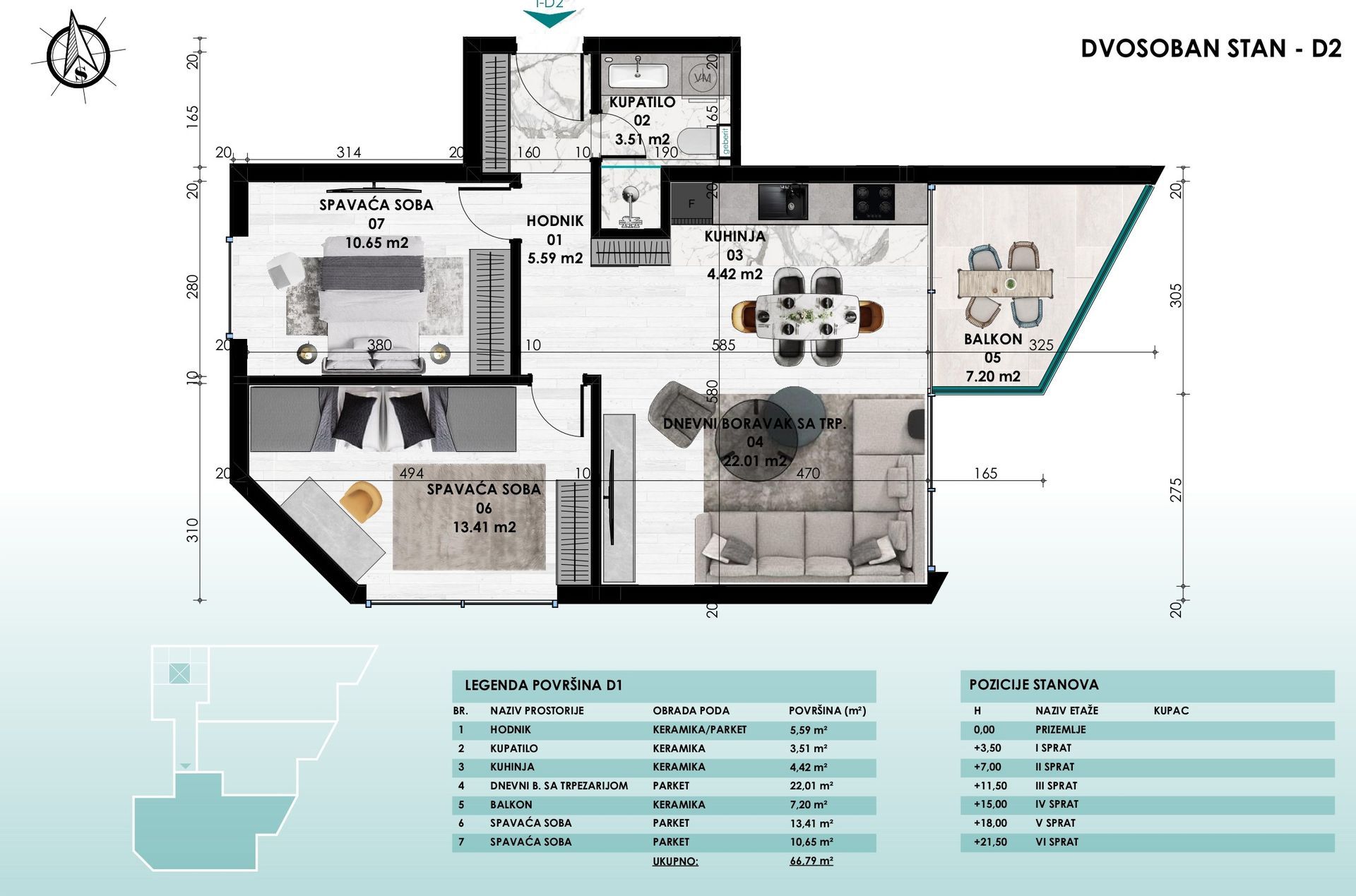 amforaproperty.com/BUDVA,CENTAR-Jednosoban stan 47m2 u novom stambenom kompleksu