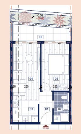 amforaproperty.com/Jednosoban stan 41m2 u novom stambenom kompleksu u izgradnji,Rafailovici (bez placanja poreza od 3%)