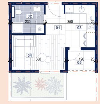 amforaproperty.com/Studio apartman 26m2 u novom stambenom kompleksu u izgradnji,Rafailovici (bez placanja poreza od 3%)