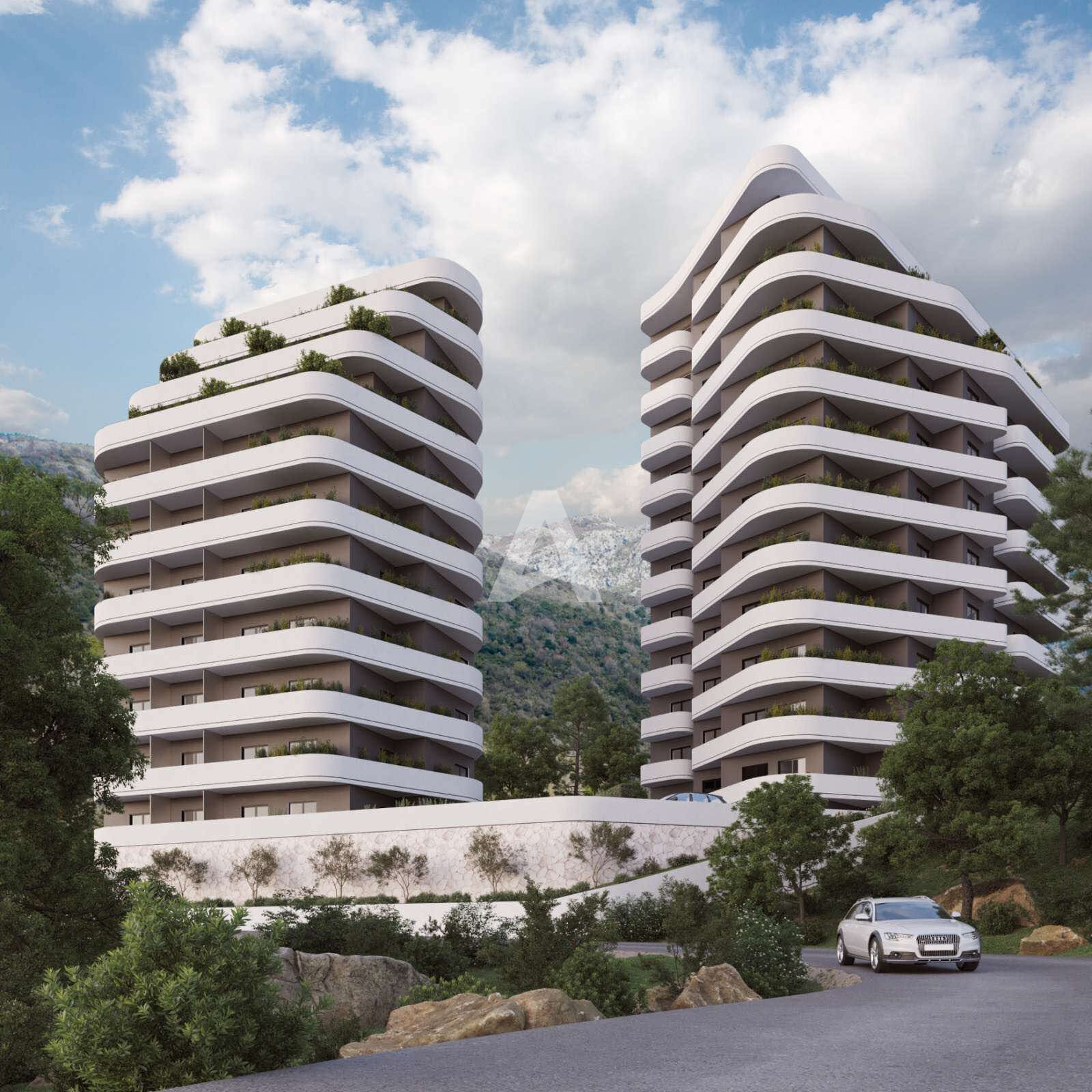 amforaproperty.com/Bečići, Budva - Dvosoban stan 71,58m2 sa pogledom na more i garaznim mestom u kompleksu 