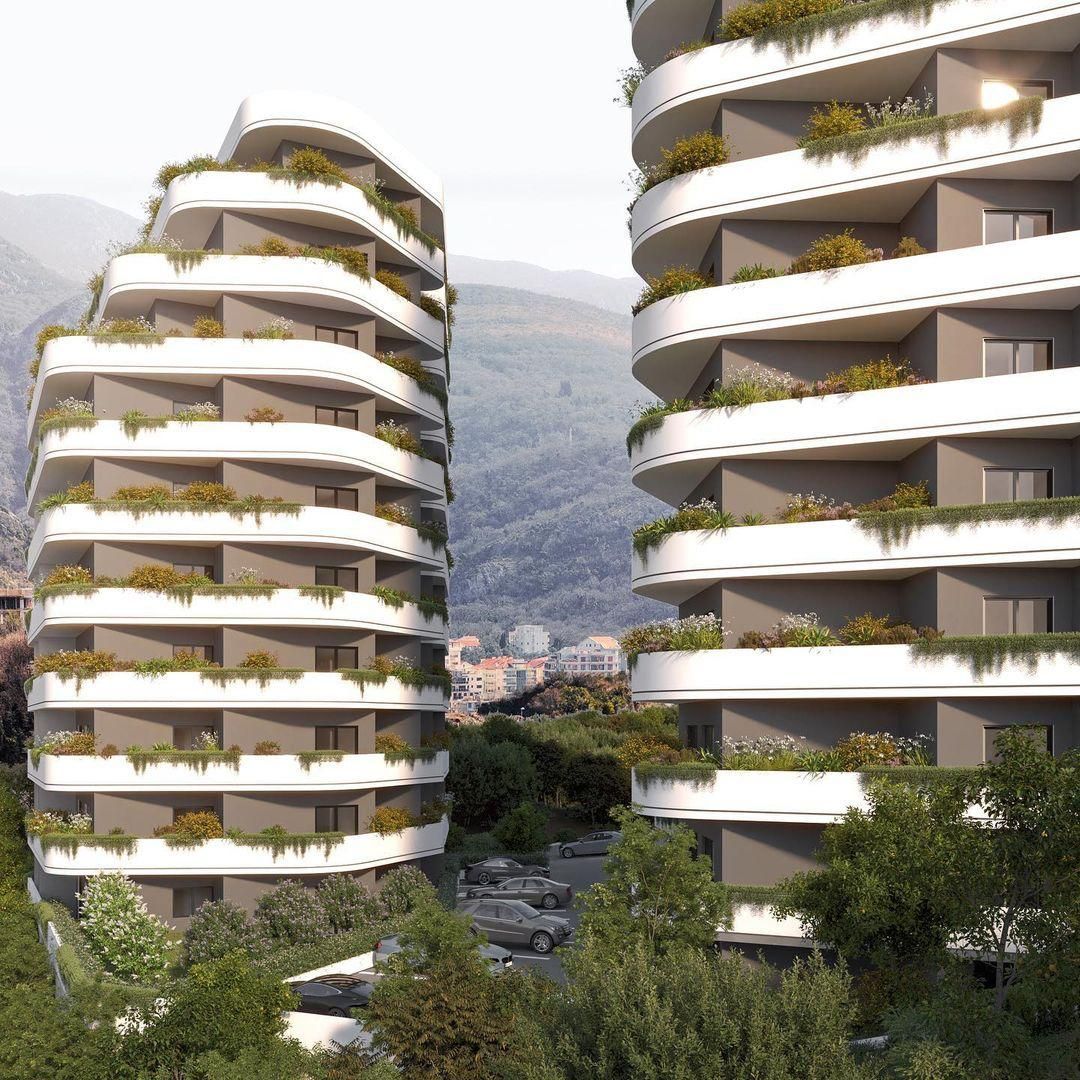 amforaproperty.com/Bečići, Budva - Dvosoban stan 65,67m2 sa pogledom na more i garaznim mestom u kompleksu 