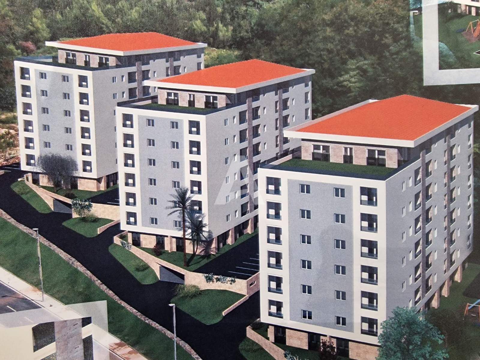 amforaproperty.com/Prodaja Jednosobnog Stana 39m² u Novoj Zgradi u Bečićima – Bez 3% Poreza!