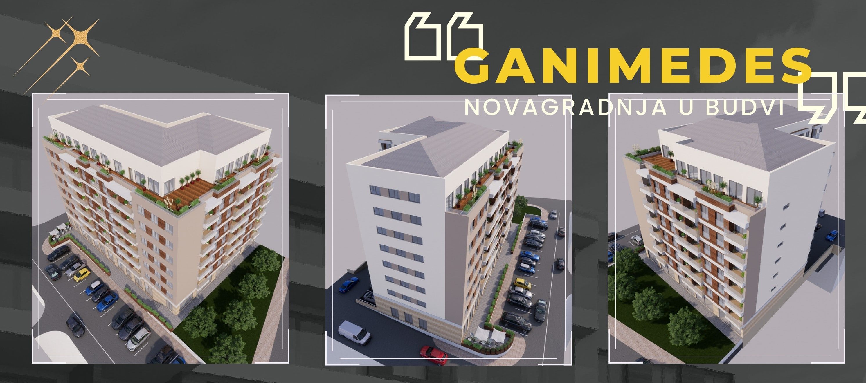 EKSKLUZIVNO!!! NOV LUKSUZAN STAMBENO-POSLOVNI OBJEKAT  SA 96 APARTMANA I 10 POSLOVNIH PROSTORA NA JEDNOJ OD NAJATRAKTIVNIJIH LOKACIJA U BUDVI. - Amfora Real Estate