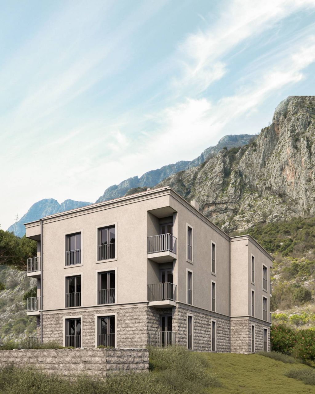 amforaproperty.com/Kotor,Dobrota-Nov jednosoban stan 38m2