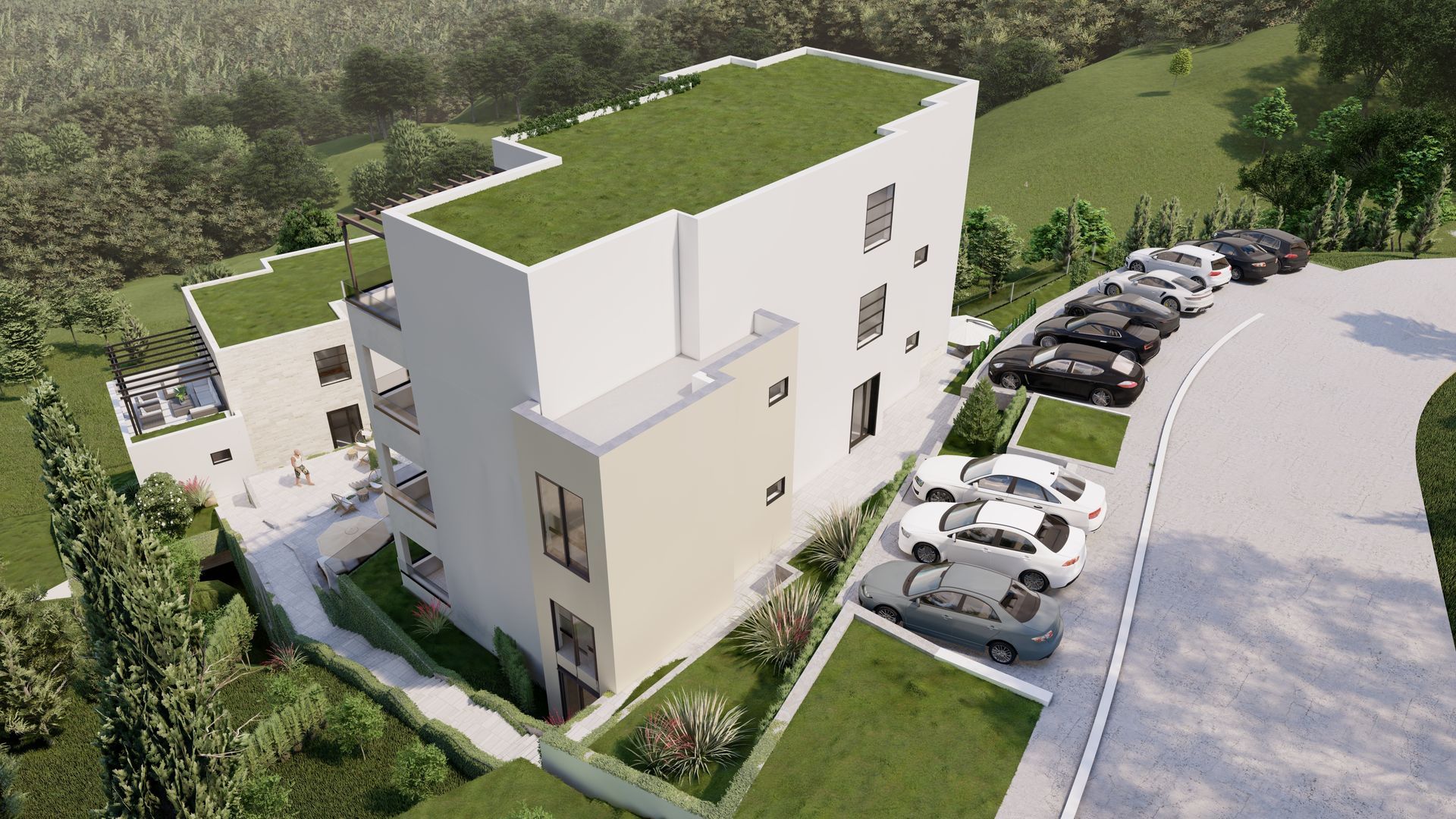 amforaproperty.com/Plac sa pogledom na more i projektom za izgradnju, 1430m², Tivat, Crna Gora