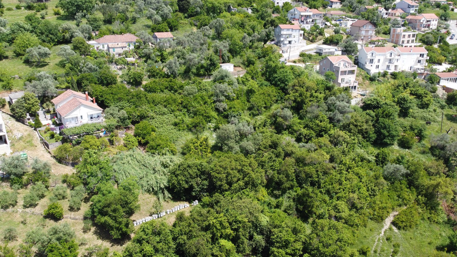 amforaproperty.com/Plac sa pogledom na more i projektom za izgradnju, 1430m², Tivat, Crna Gora