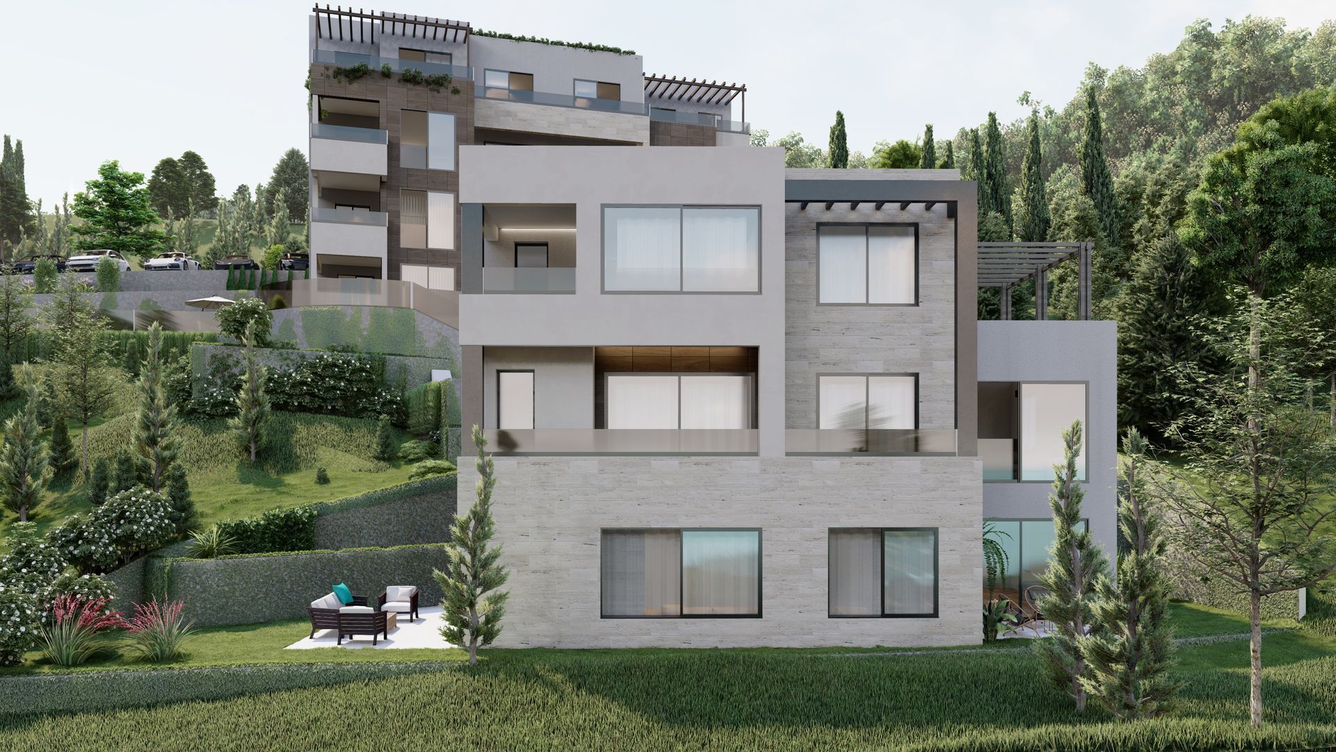 amforaproperty.com/Plac sa pogledom na more i projektom za izgradnju, 1430m², Tivat, Crna Gora