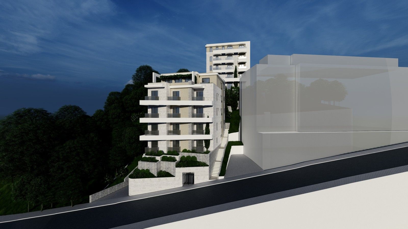 amforaproperty.com/Nov dvosoban stan u izgradnji – 69m², Dubovica, Budva