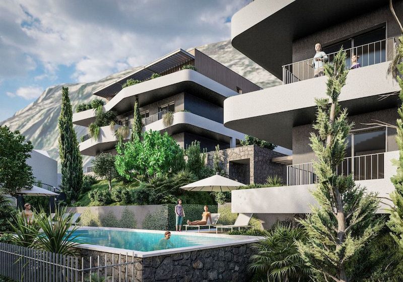 amforaproperty.com/Jednosoban Stan 52,96 m² u Novom Luksuznom Kompleksu - Dobrota, Kotor