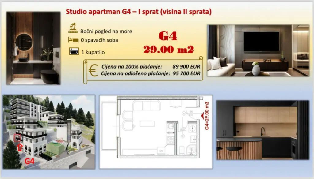 amforaproperty.com/Ekskluzivan stambeni kompleks u Budvi sa panoramskim pogledom na more