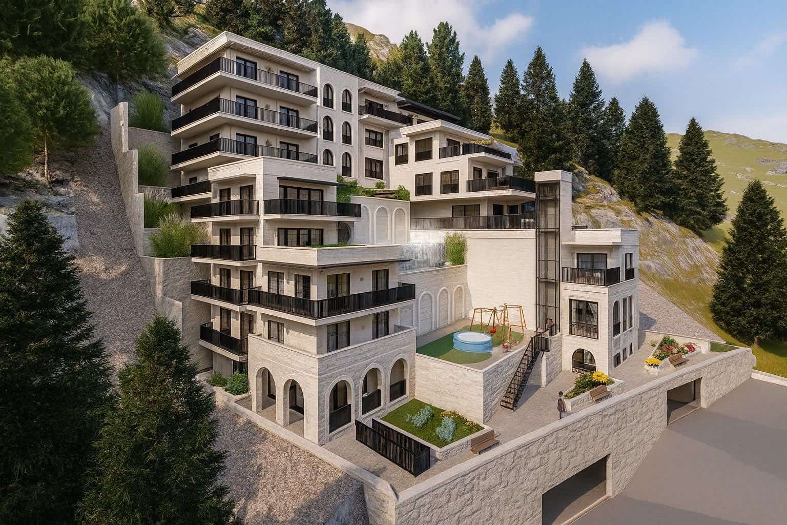 Jednosoban stan 69.27m² sa pogledom na more u novom luksuznom kompleksu u Budvi (Mogućnost kupovine putem hipotekarnog kredita) - Amfora Real Estate