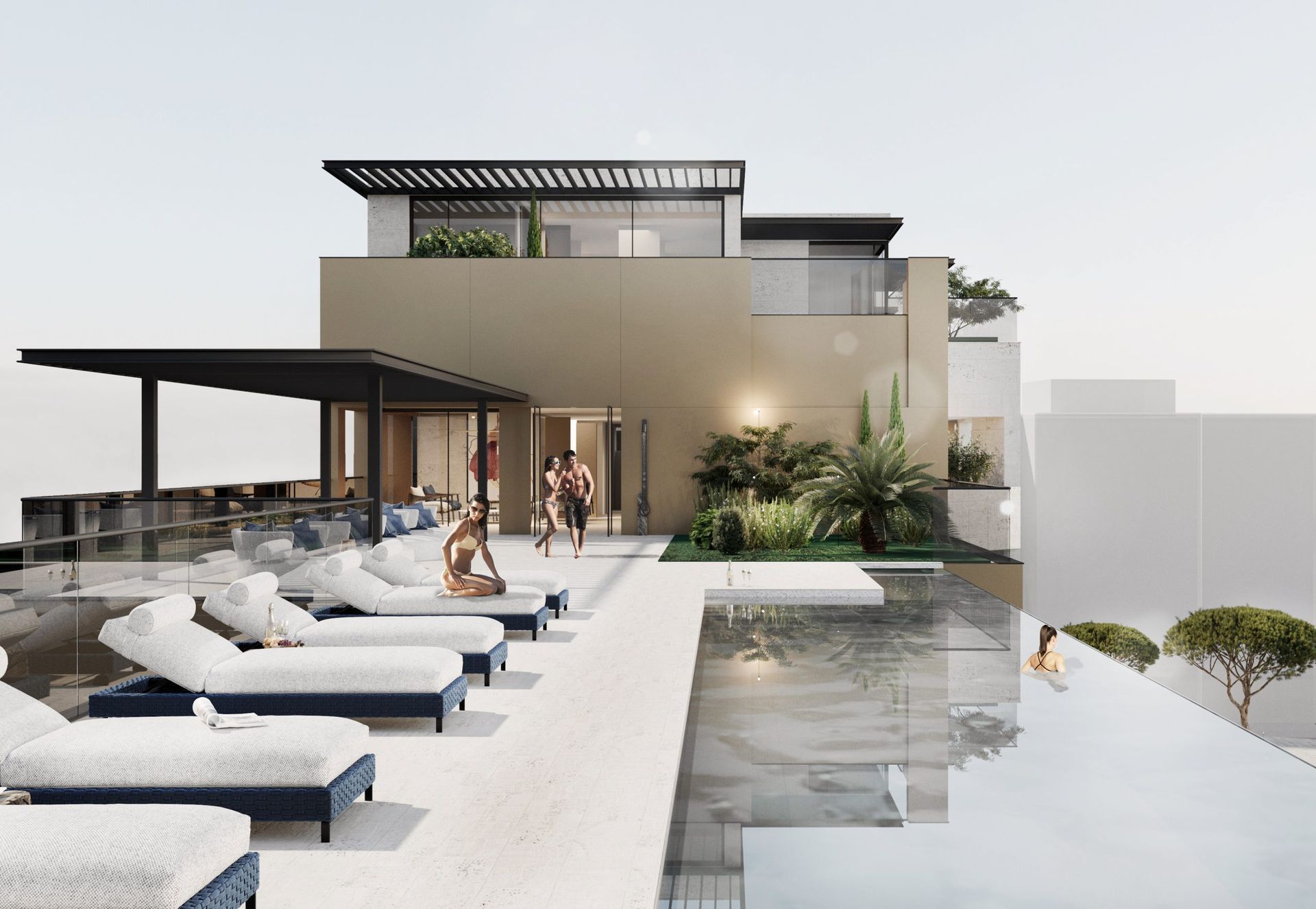 Trosoban penthouse sa krovnim bazenom u novom luksuznom stambenom kompleksu ,Tivat,Porto Montenegro - Amfora Real Estate