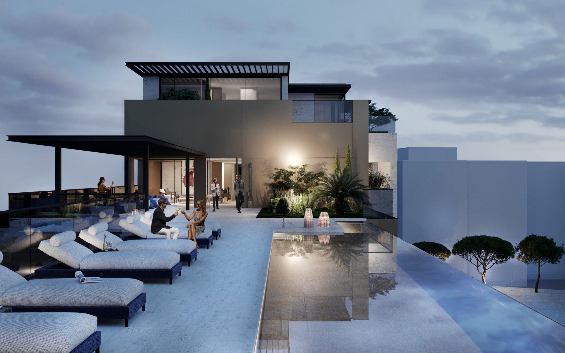 Trosoban penthouse sa krovnim bazenom u novom luksuznom stambenom kompleksu ,Tivat,Porto Montenegro - Amfora Real Estate