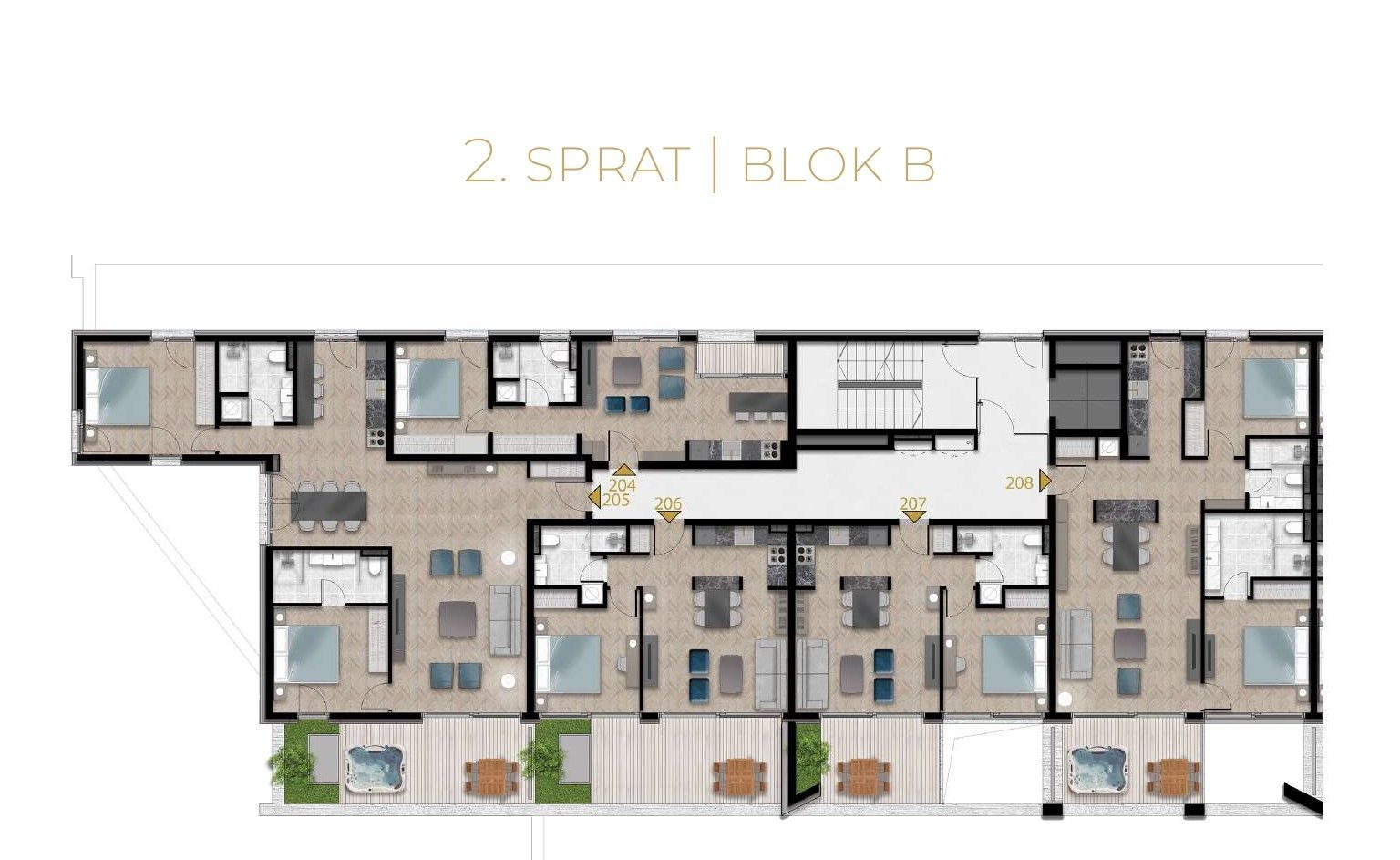 Trosoban penthouse sa krovnim bazenom u novom luksuznom stambenom kompleksu ,Tivat,Porto Montenegro - Amfora Real Estate