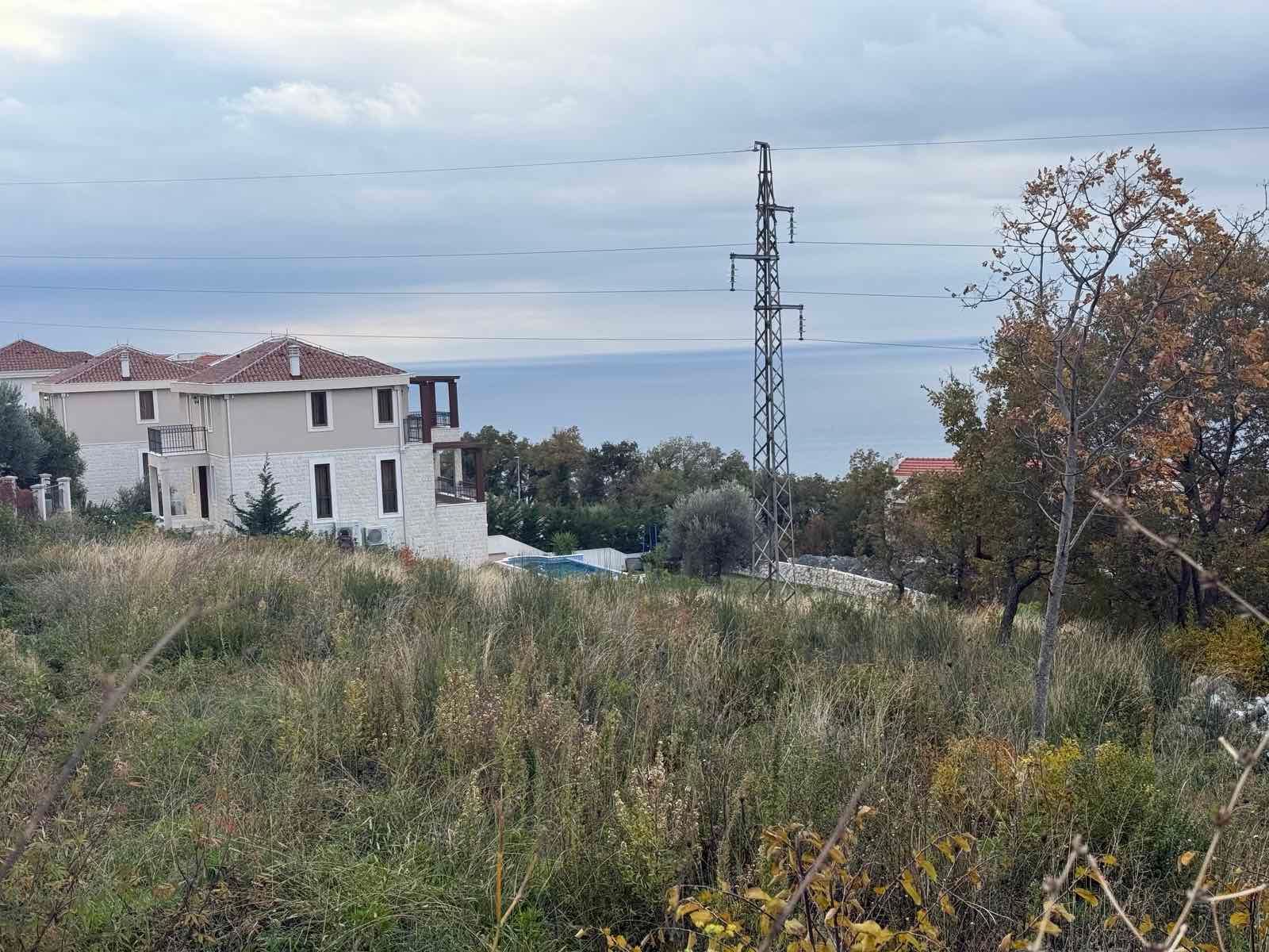 amforaproperty.com/Urbanizovan plac 1.891 m² sa pogledom na more, Blizikuće, Budva