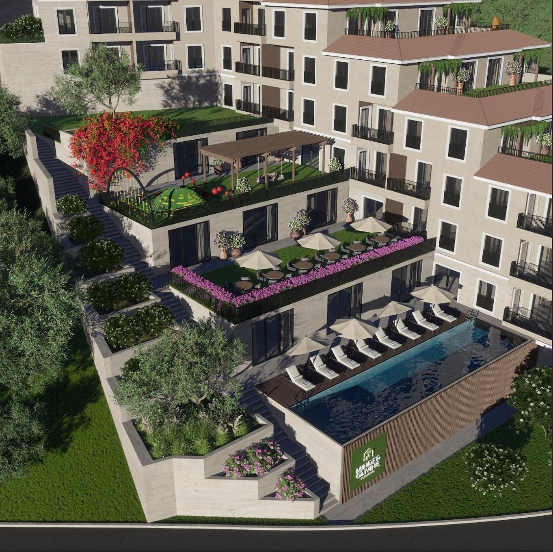 amforaproperty.com/Dvosoban stan 55.39 m² sa pogledom na more u novom stambenom kompleksu Minder Resort, Bečići – Bez 3% poreza, mogućnost odloženog plaćanja, završetak maj 2026