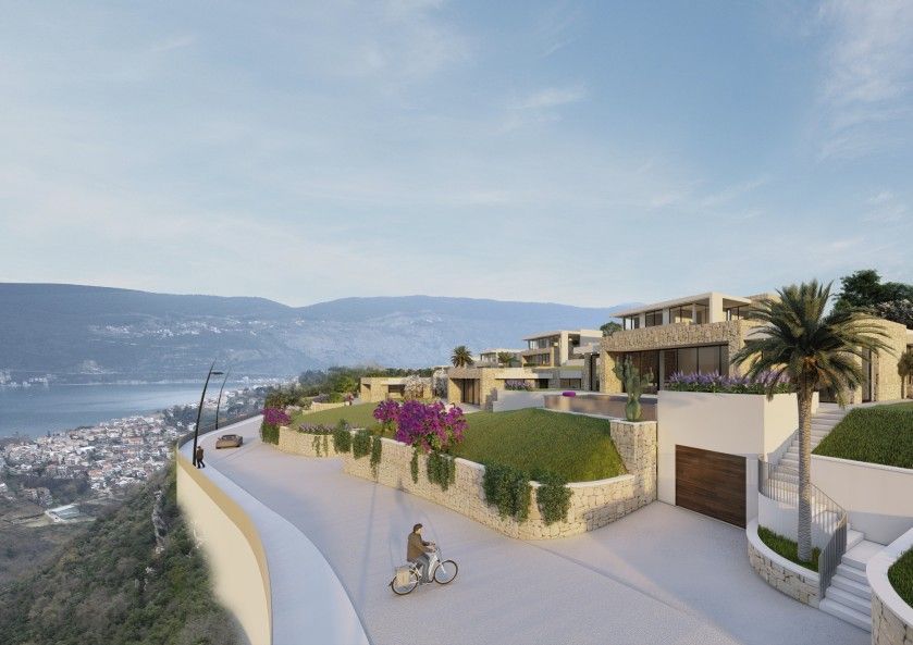 amforaproperty.com/Luksuzna vila od 212 m² sa bazenom i panoramskim pogledom na more u ekskluzivnom kompleksu, Podi, Herceg Novi
