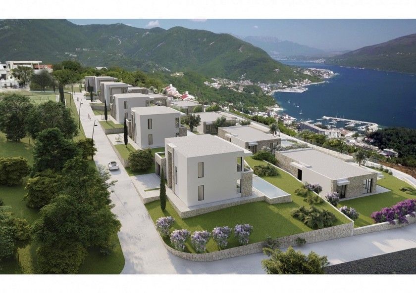 amforaproperty.com/Luksuzna vila od 212 m² sa bazenom i panoramskim pogledom na more u ekskluzivnom kompleksu, Podi, Herceg Novi