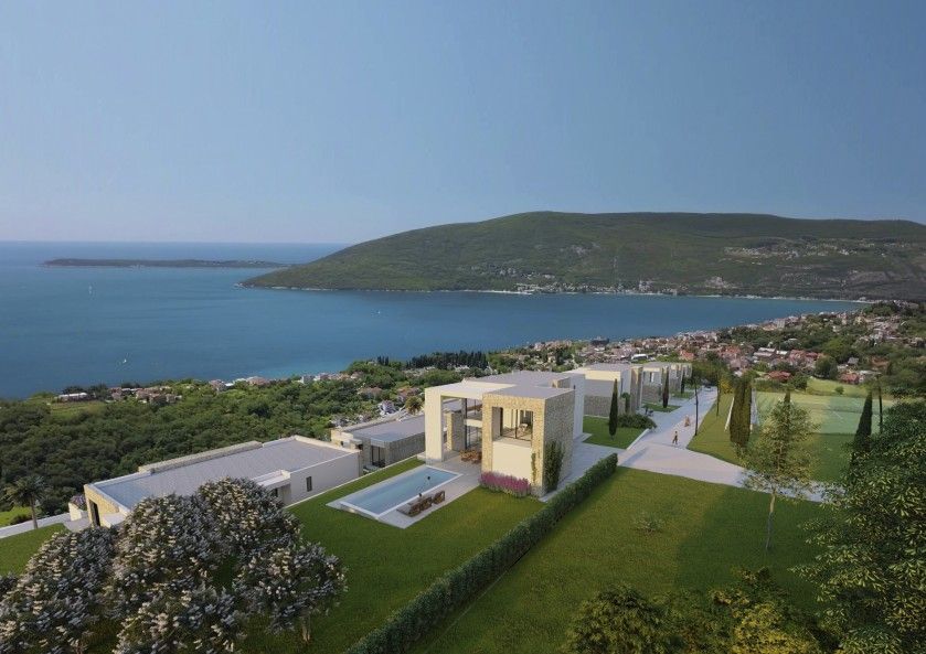 amforaproperty.com/Luksuzna vila od 212 m² sa bazenom i panoramskim pogledom na more u ekskluzivnom kompleksu, Podi, Herceg Novi