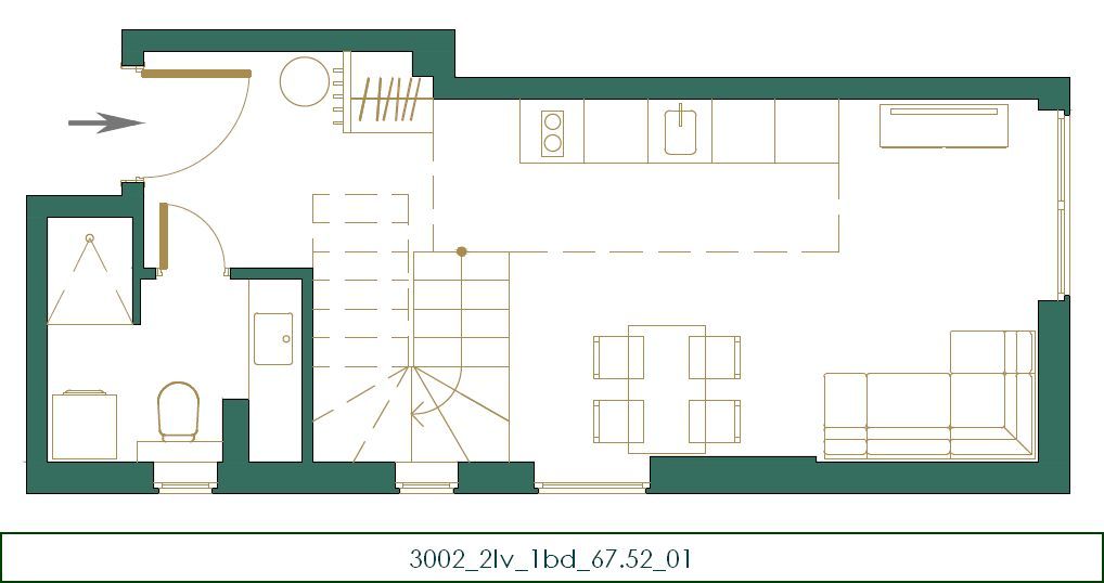 amforaproperty.com/Dvosoban stan 78.17M2 u novom stambenom kompleksu u izgradnji,Kolasin