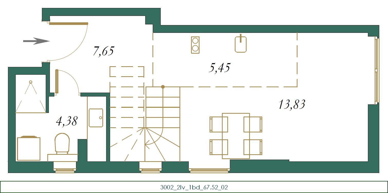 amforaproperty.com/Dvosoban stan 78.17M2 u novom stambenom kompleksu u izgradnji,Kolasin