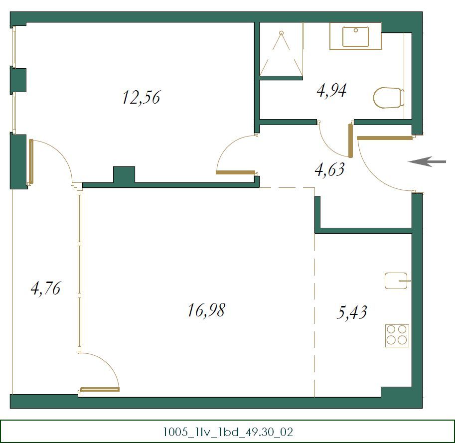 amforaproperty.com/Dvosoban stan 78.17M2 u novom stambenom kompleksu u izgradnji,Kolasin
