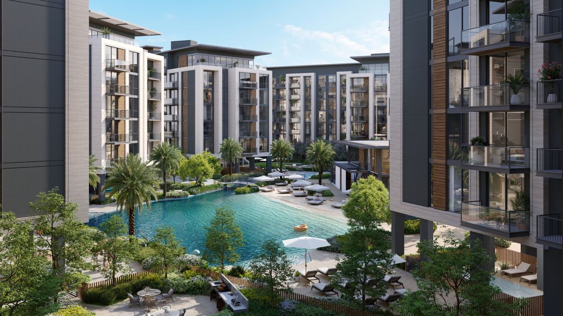 Dvosoban stan 99.7m² u kompleksu Belgravia Gardens, Dubai - Amfora Real Estate