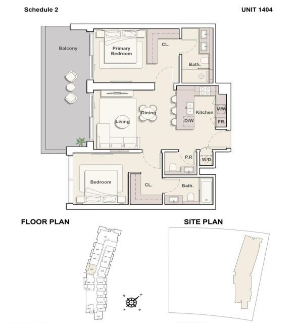 Dvosoban Stan (103.73m²) u Prestižnom Kompleksu Belgrove Residences, Dubai - Amfora Real Estate