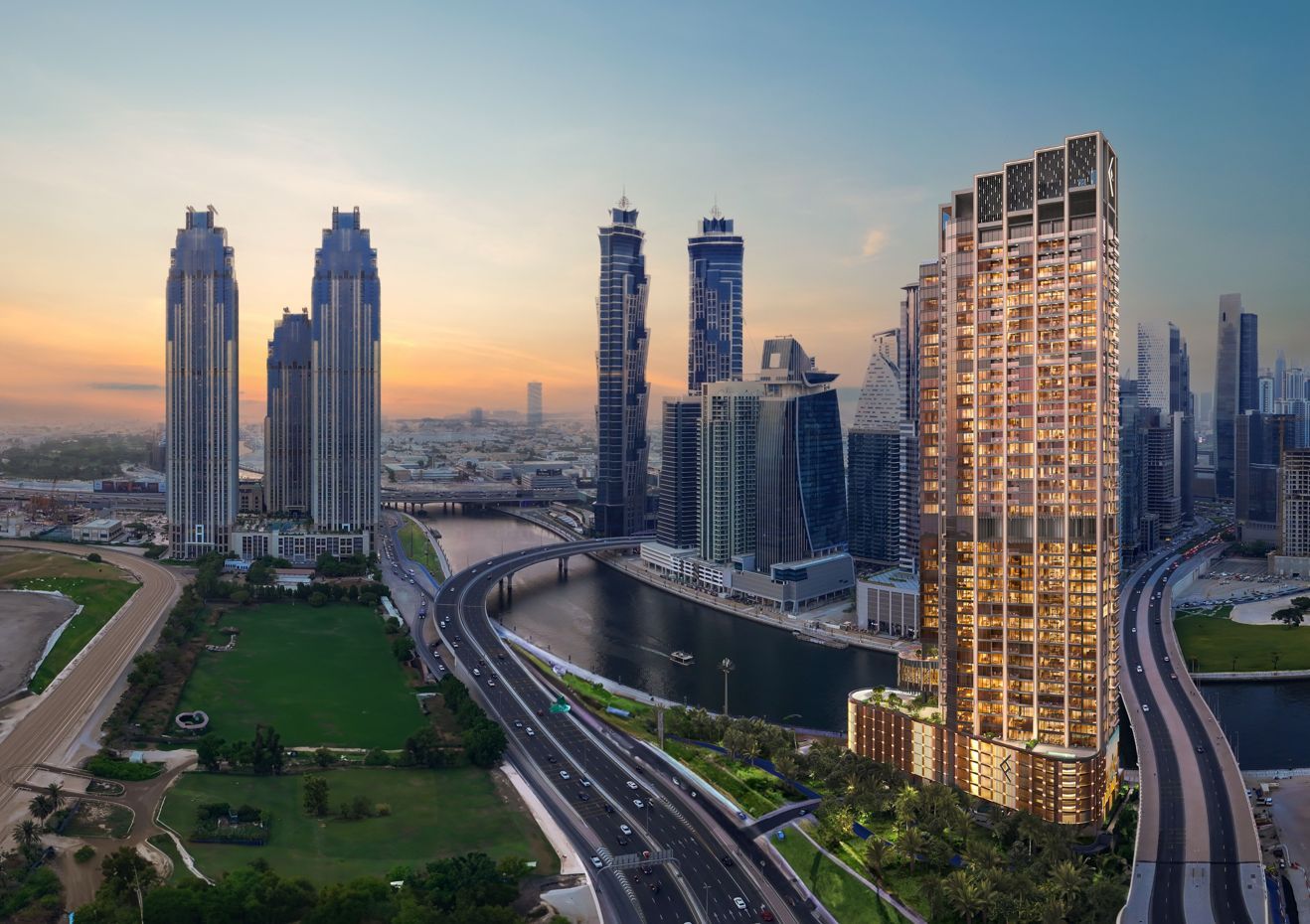 Ekskluzivni Dvosoban Stan od 165.86m² u Prestižnom One River Point Kompleksu-Business Bay, Dubai - Amfora Real Estate