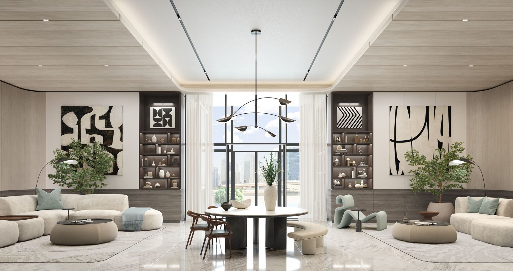 Ekskluzivni Dvosoban Stan od 165.86m² u Prestižnom One River Point Kompleksu-Business Bay, Dubai - Amfora Real Estate