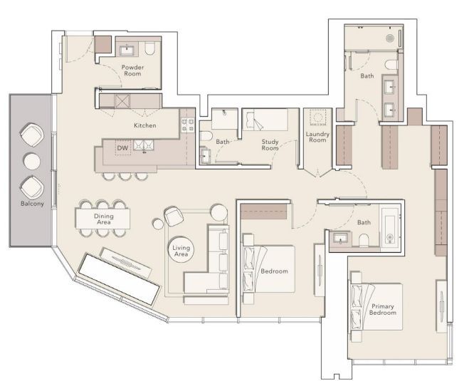Ekskluzivni Dvosoban Stan od 165.86m² u Prestižnom One River Point Kompleksu-Business Bay, Dubai - Amfora Real Estate
