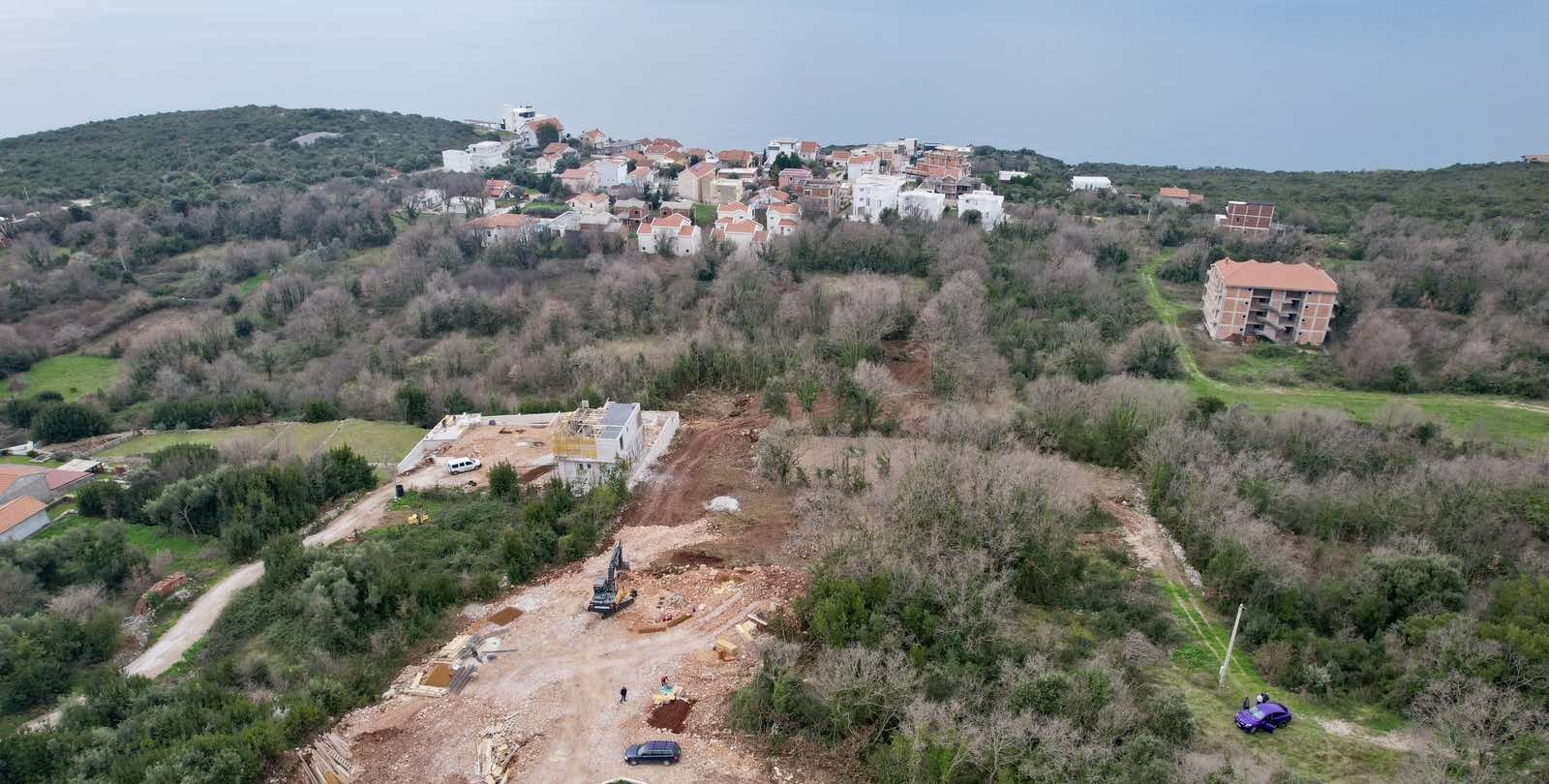 Urbanizovan plac 540m2 sa pogledom na more- Krimovica,Kotor - Amfora Real Estate