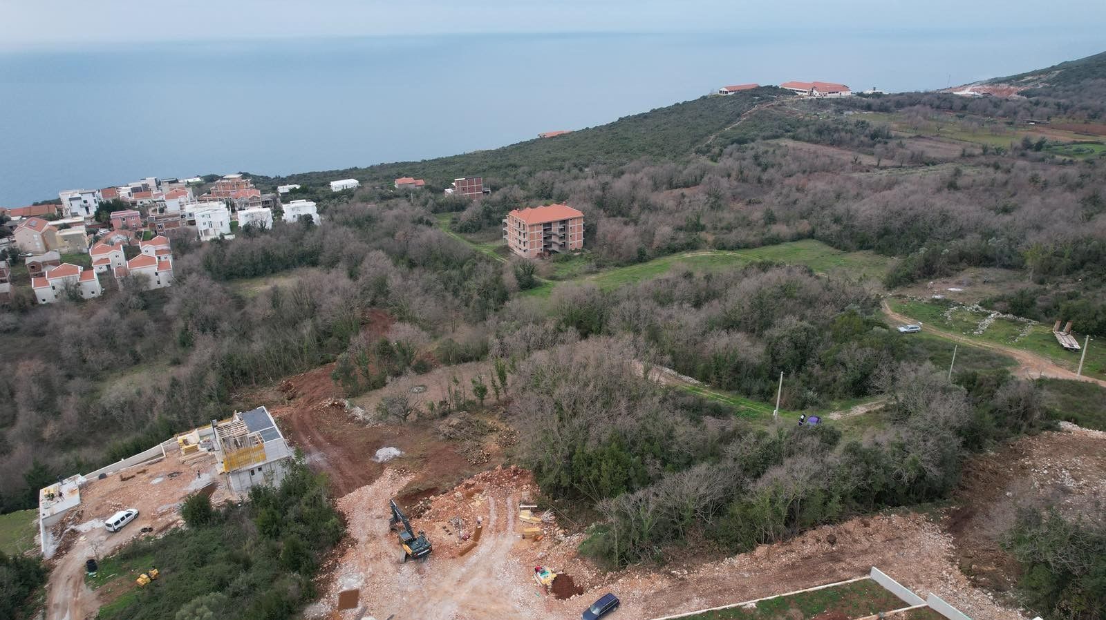 Urbanizovan plac 540m2 sa pogledom na more- Krimovica,Kotor - Amfora Real Estate